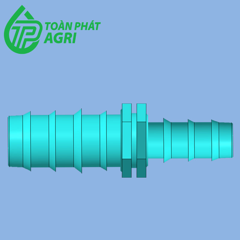 Nối giảm thẳng nhựa ống LDPE 32mm xuống ống nhựa LDPE 25mm TOÀN PHÁT AGRI